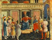 Saint Cosmas and Saint Damian before Lisius Fra Angelico